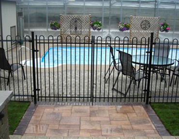 wrought iron fence fencing landscape terrascapes